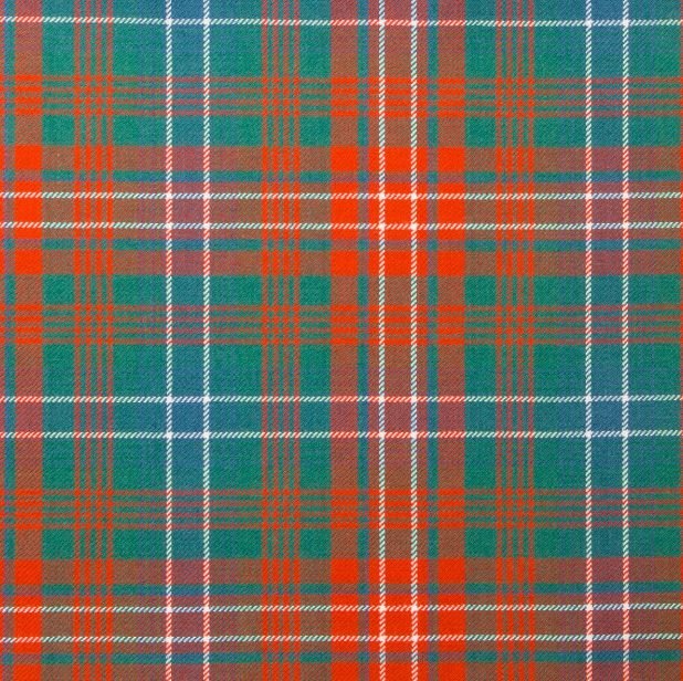 Image 1 of Wilson Ancient Tartan 13oz Braeriach Wool Fabric Mediumweight Formal Mens Kilt