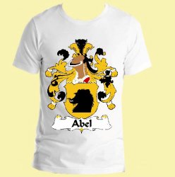 Abel German Coat of Arms Surname Adult Unisex Cotton T-Shirt