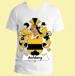 Aichberg German Coat of Arms Surname Adult Unisex Cotton T-Shirt