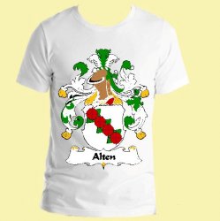 Alten German Coat of Arms Surname Adult Unisex Cotton T-Shirt