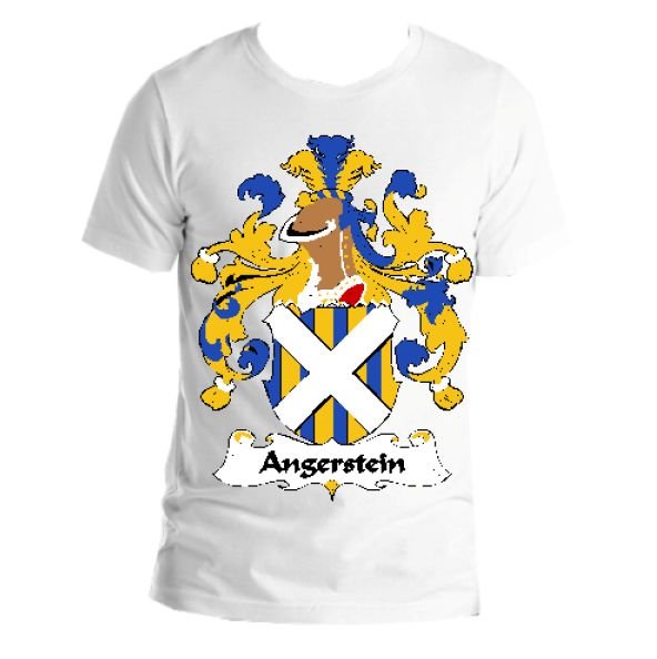Image 1 of Angerstein German Coat of Arms Surname Adult Unisex Cotton T-Shirt