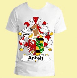 Anhalt German Coat of Arms Surname Adult Unisex Cotton T-Shirt