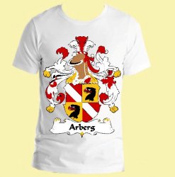 Arberg German Coat of Arms Surname Adult Unisex Cotton T-Shirt