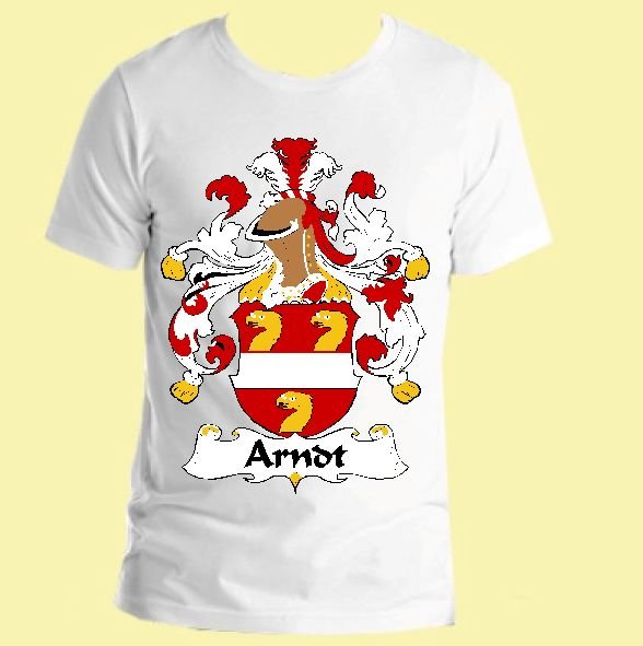 Image 0 of Arndt German Coat of Arms Surname Adult Unisex Cotton T-Shirt