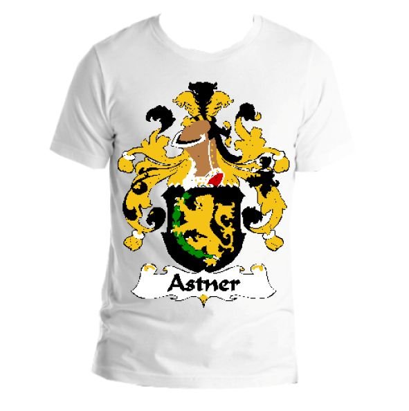 Image 1 of Astner German Coat of Arms Surname Adult Unisex Cotton T-Shirt