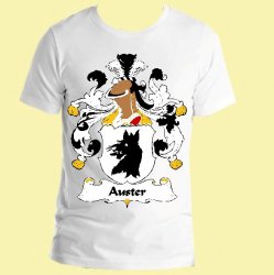 Auster German Coat of Arms Surname Adult Unisex Cotton T-Shirt