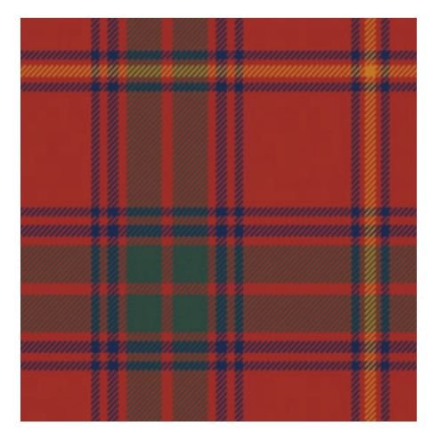 Image 1 of Galway County Irish Mediumweight 13oz Tartan Single Width Wool Fabric