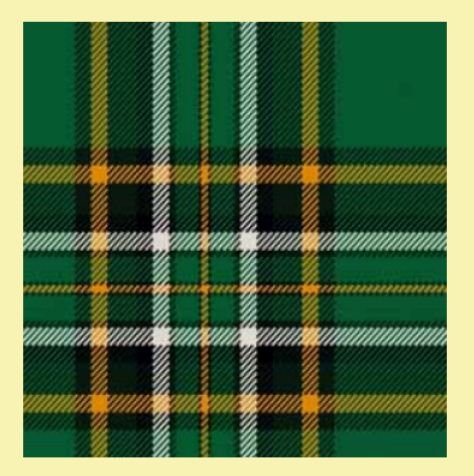 Image 0 of Irish National Mediumweight 13oz Tartan Single Width Wool Fabric