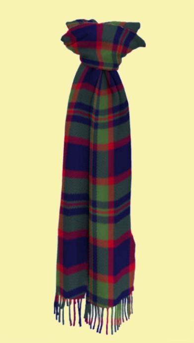Image 0 of Perthshire Muted Scotland District Tartan Lambswool Unisex Fringed Scarf