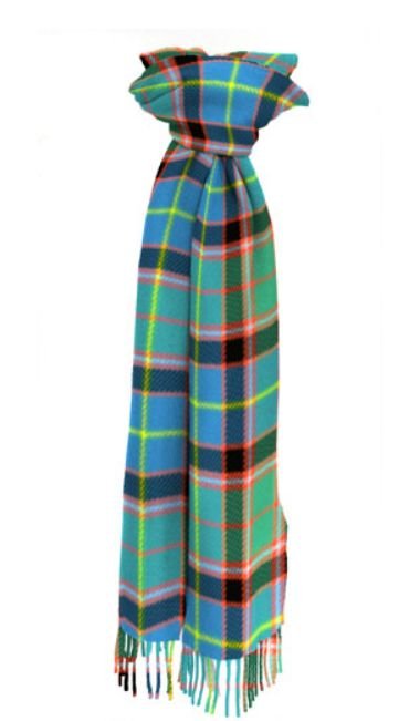 Image 1 of Stirling Ancient Scotland District Tartan Lambswool Unisex Fringed Scarf