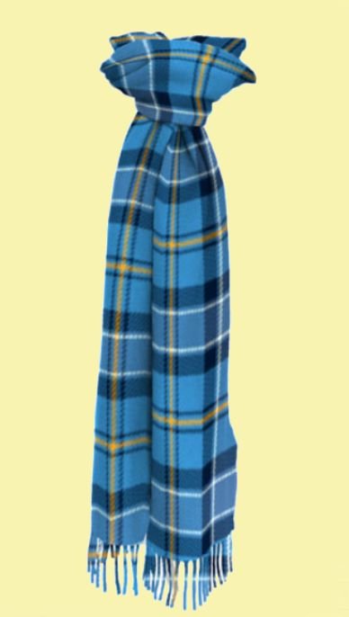 Image 0 of Banff And Buchan Scotland District Tartan Lambswool Unisex Fringed Scarf