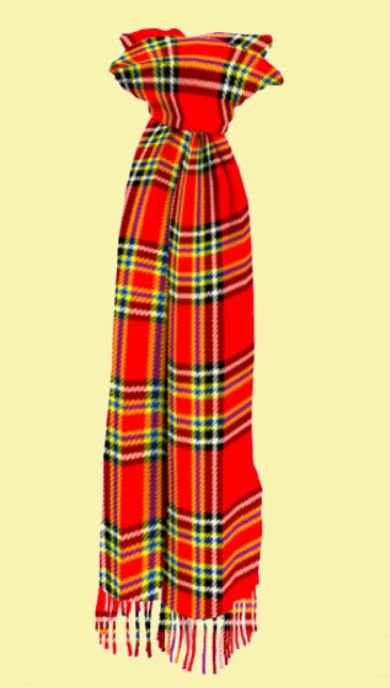 Image 0 of Inverness Modern Scotland District Tartan Lambswool Unisex Fringed Scarf