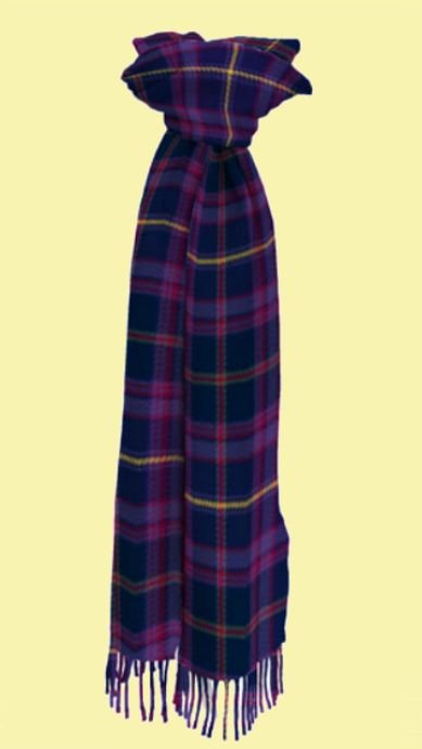 Image 0 of Highland Cathedral Scotland District Tartan Lambswool Unisex Fringed Scarf