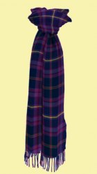 Highland Cathedral Scotland District Tartan Lambswool Unisex Fringed Scarf