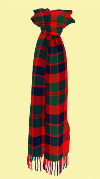 Image 0 of City Of Glasgow Scotland District Tartan Lambswool Unisex Fringed Scarf