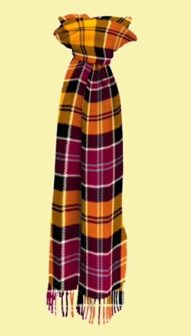Image 0 of Culloden Muted Scotland District Tartan Lambswool Unisex Fringed Scarf