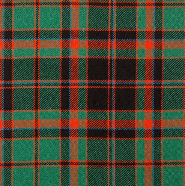 Image 1 of Cumming Hunting Ancient Springweight 8oz Tartan Wool Fabric x 10 metres