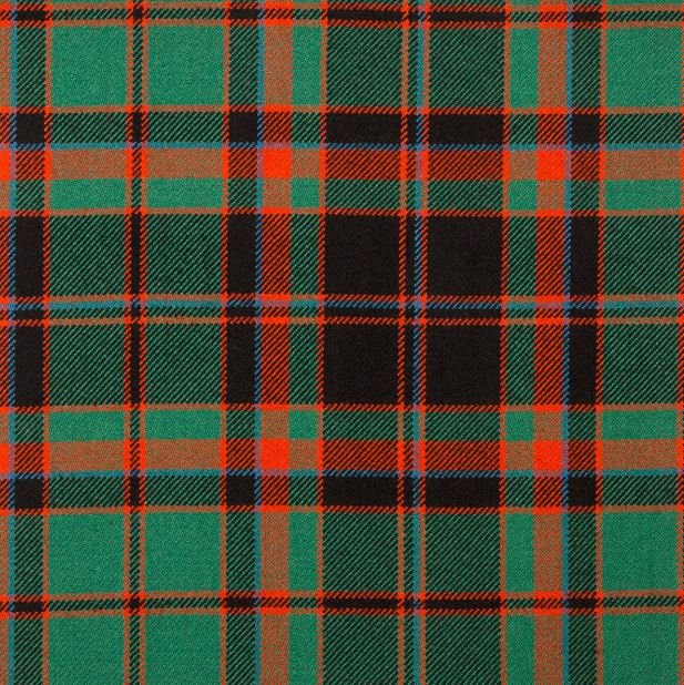 Image 1 of Cumming Hunting Ancient Springweight 8oz Tartan Wool Fabric