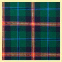 Young Modern Clan Tartan Lightweight Wool Unisex Fringed Scarf