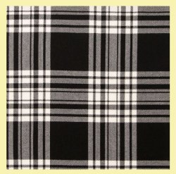 Black And White Check Welsh Tartan Polycotton Stacey Skirt Ladies Kilt