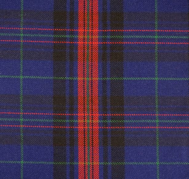 Image 1 of Hughes Pugh Welsh Tartan 13oz Wool Fabric Medium Weight Ladies Kilt Skirt