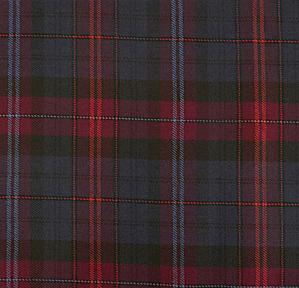 Image 1 of Evans Bevan Welsh Tartan 13oz Wool Fabric Medium Weight Ladies Pleated Skirt