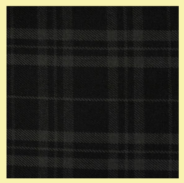 Image 0 of Glyndwr Grey Welsh Tartan 13oz Wool Fabric Medium Weight Ladies Pleated Skirt