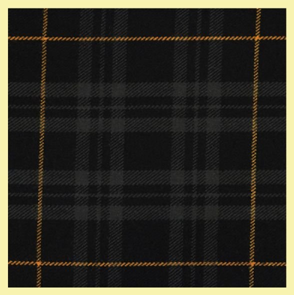 Image 0 of Glyndwr Gold Welsh Tartan 13oz Wool Fabric Medium Weight Ladies Pleated Skirt