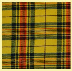 Morgan Welsh Tartan Worsted Wool Unisex Fringed Scarf