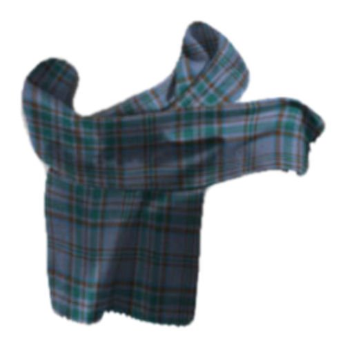 Image 1 of Wicklow County Irish Tartan Lambswool Unisex Fringed Scarf