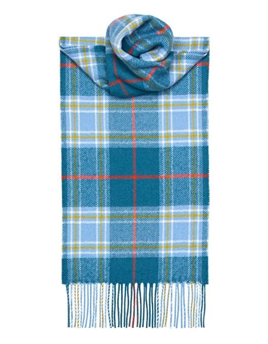 Image 1 of Musselburgh Tartan Lambswool Unisex Fringed Scarf