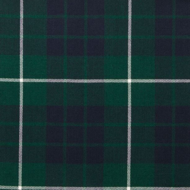 Image 1 of Hamilton Hunting Green Springweight 8oz Tartan Wool Fabric