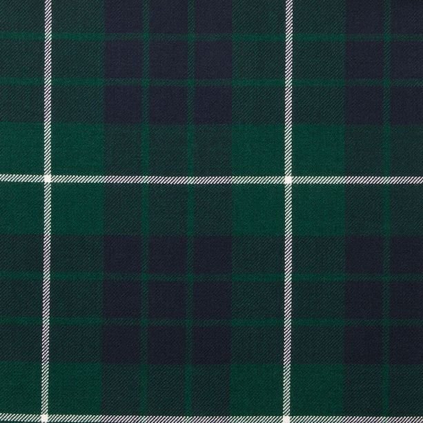 Image 1 of Hamilton Hunting Green Springweight 8oz Tartan Wool Fabric