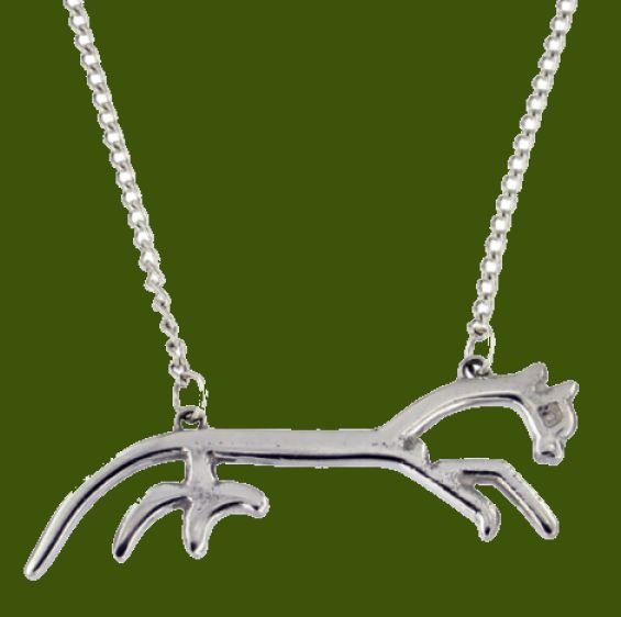 Image 0 of Uffington White Horse Animal Themed Stylish Pewter Pendant