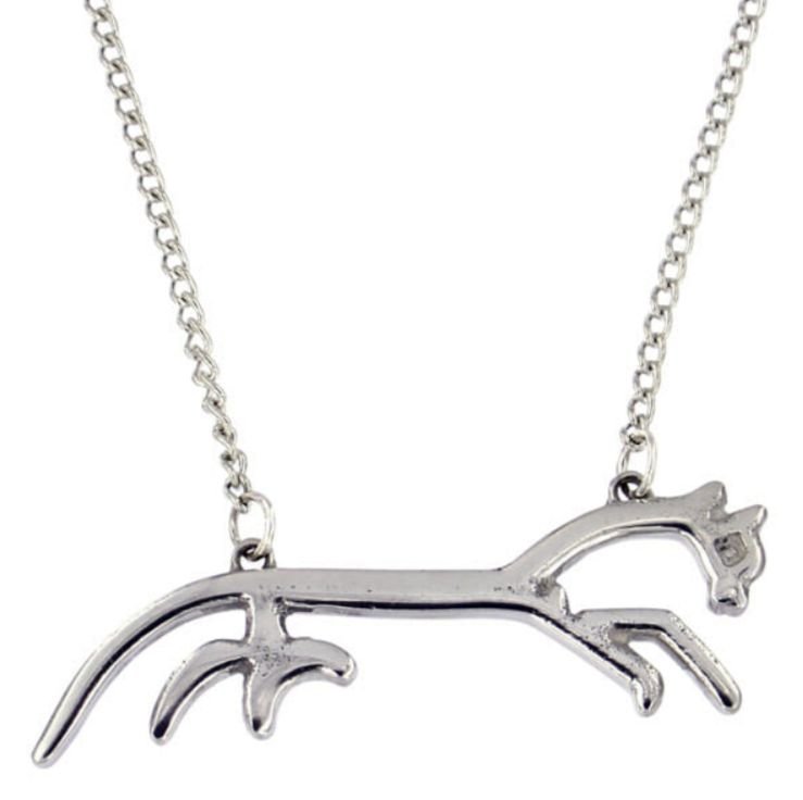 Image 1 of Uffington White Horse Animal Themed Stylish Pewter Pendant