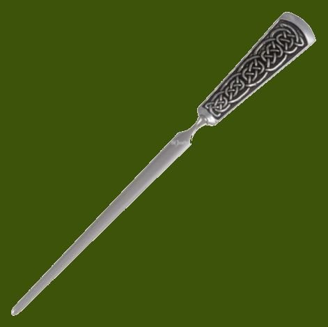 Image 0 of Celtic Interwoven Triple Knotwork Stylish Pewter Letter Opener