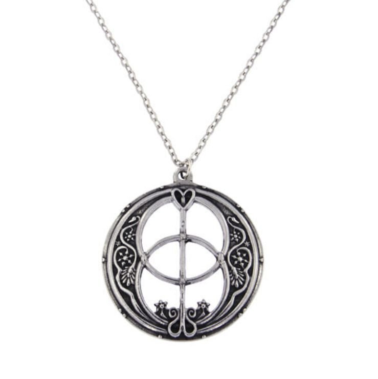 Image 1 of Chalice Well Openwork Round Stylish Pewter Pendant