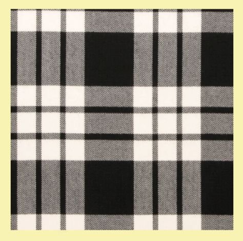 Image 0 of MacFarlane Black White Modern Springweight 8oz Tartan Wool Fabric