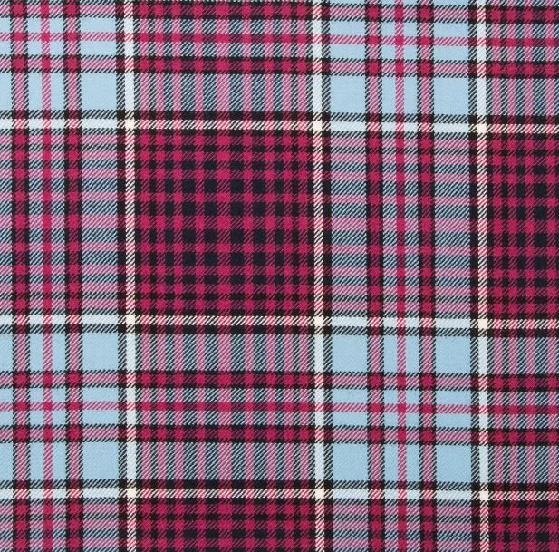 Image 1 of Bristish Columbia Canadian Springweight 8oz Tartan Wool Fabric