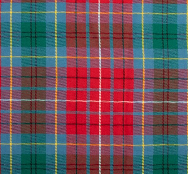 Image 1 of British Columbia Canadian Springweight 8oz Tartan Wool Fabric x 1 metre