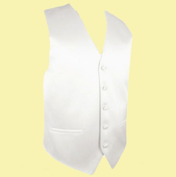 Image 0 of Ivory Champagne Formal Groomsmen Groom Wedding Vest Mens Waistcoat 