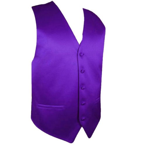 Image 1 of Cadbury Purple Formal Ages 7-12 Boys Wedding Vest Boys Waistcoat  