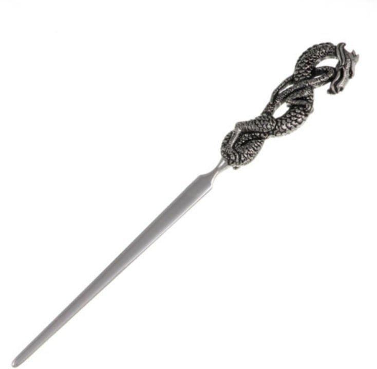 Image 1 of Chinese Water Dragon Stylish Pewter Letter Opener