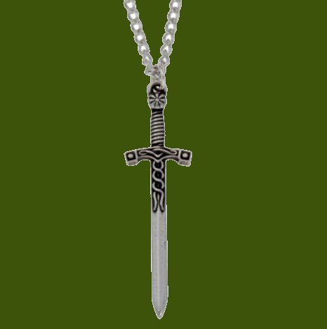 Image 0 of Excalibur Sword Design Stylish Pewter Pendant