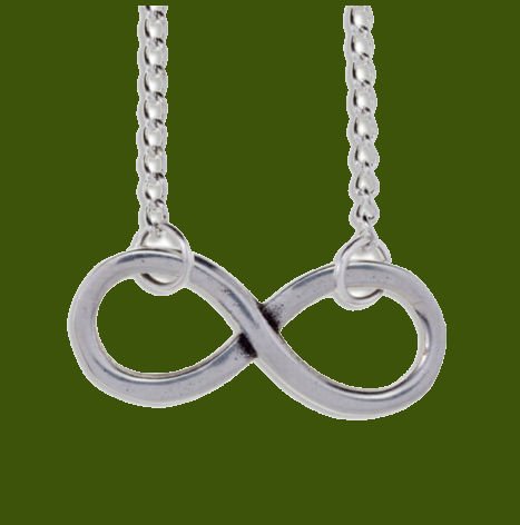 Image 0 of Infinity Knot Polished Stylish Pewter Pendant