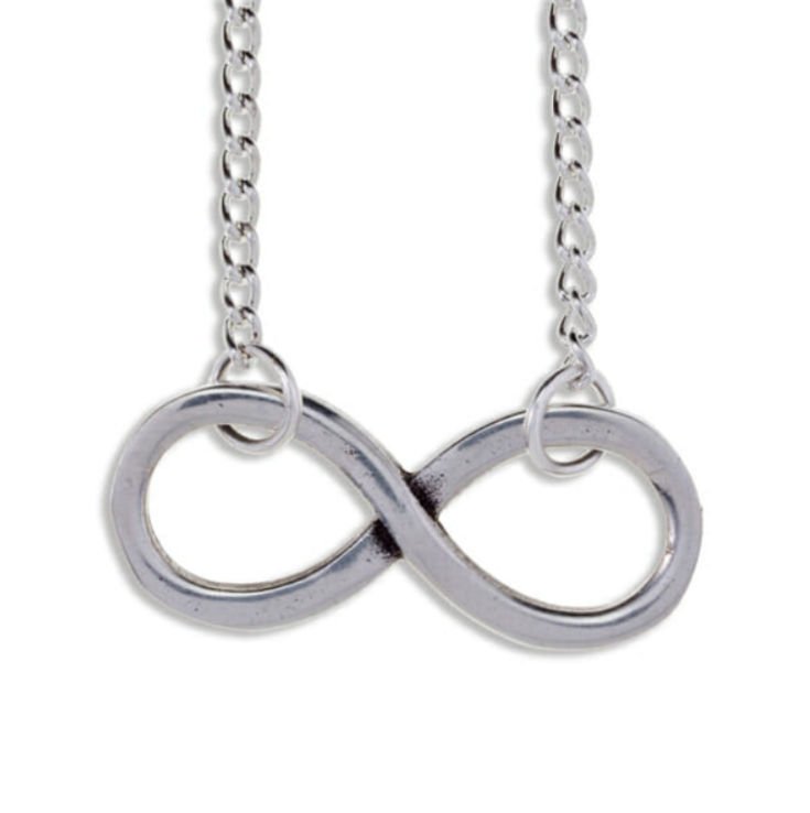 Image 1 of Infinity Knot Polished Stylish Pewter Pendant