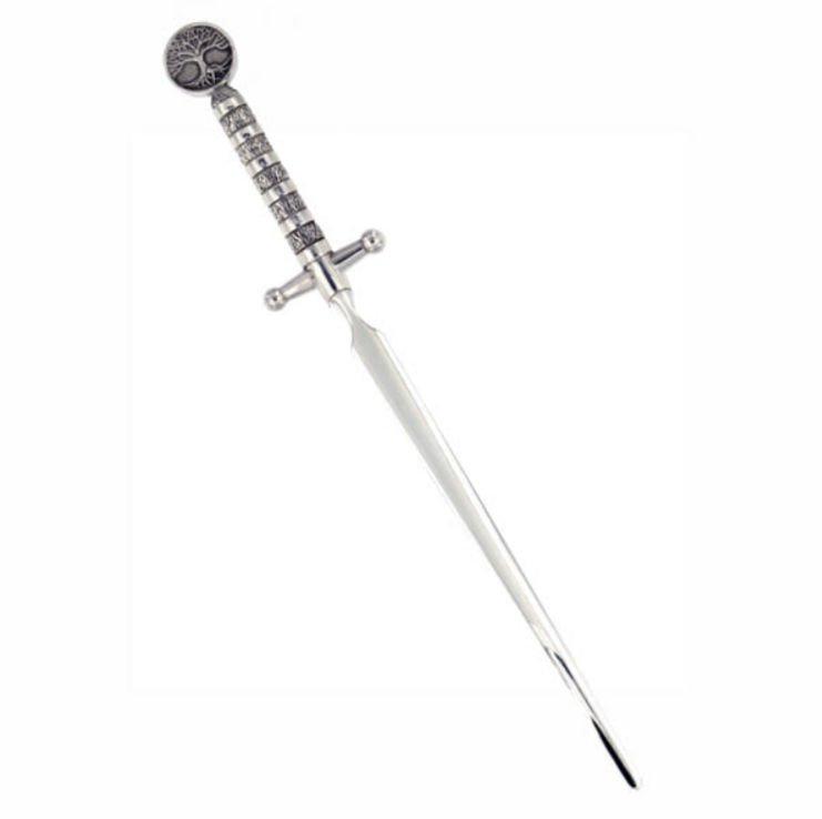 Image 1 of Tree Of Life Sword Stylish Pewter Letter Opener