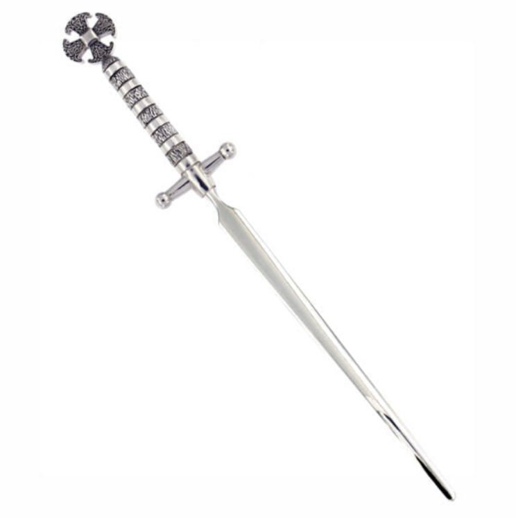 Image 1 of Canterbury Cross Sword Stylish Pewter Letter Opener