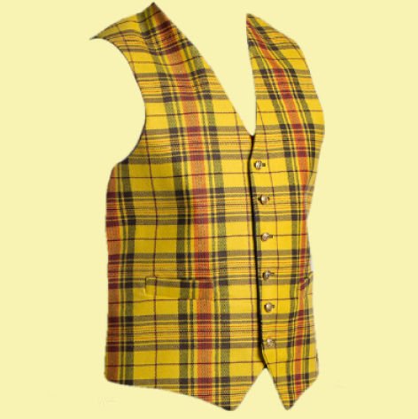 Image 5 of Eynon Beynon Welsh Tartan Wool Fabric Mens Vest Waistcoat