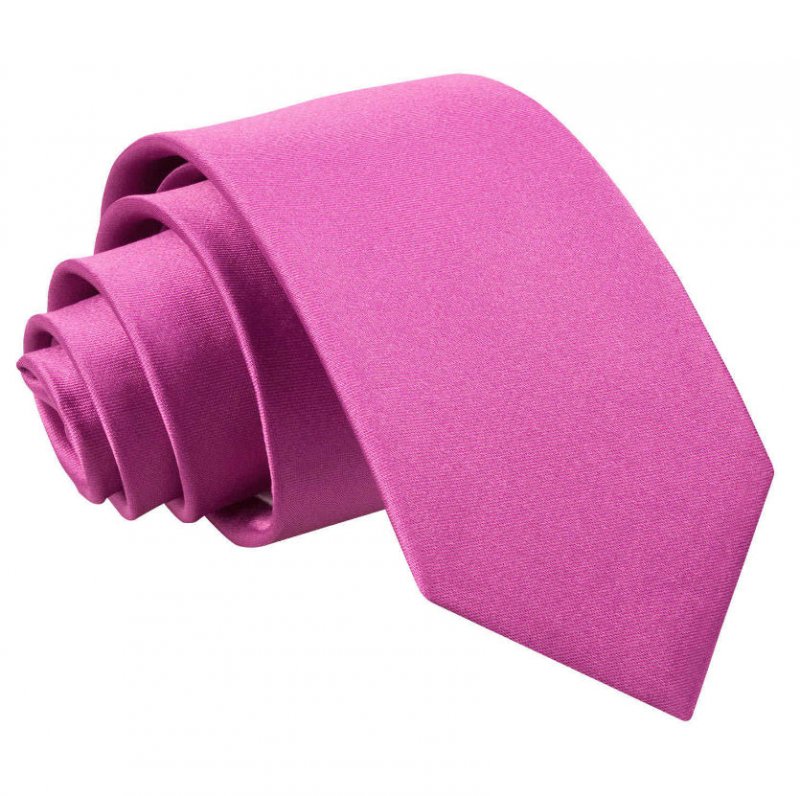 Image 1 of Mulberry Boys Plain Satin Straight Tie Wedding Necktie